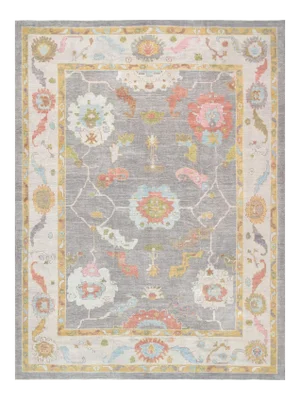 Pasargad Home Turkish Oushak Wool Area Rug- 8'10" X 12' 0"