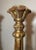 Pair Large Vintage Carved Ornate Gold Gilt Wood Religious Altar Candlesticks For Sale - Image 10 of 11