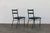 Pair of Jacques Adnet Distressed Green Leather & Black Metal Dining Chairs, France 1950s For Sale - Image 14 of 18