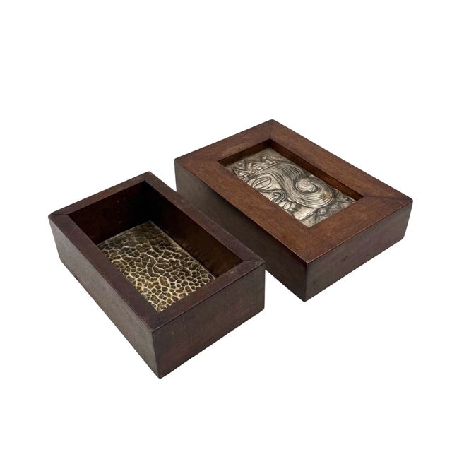 Mid-Century Ashtray and Cigars Box, Italy, 1950s, Set of 2 For Sale - Image 11 of 18