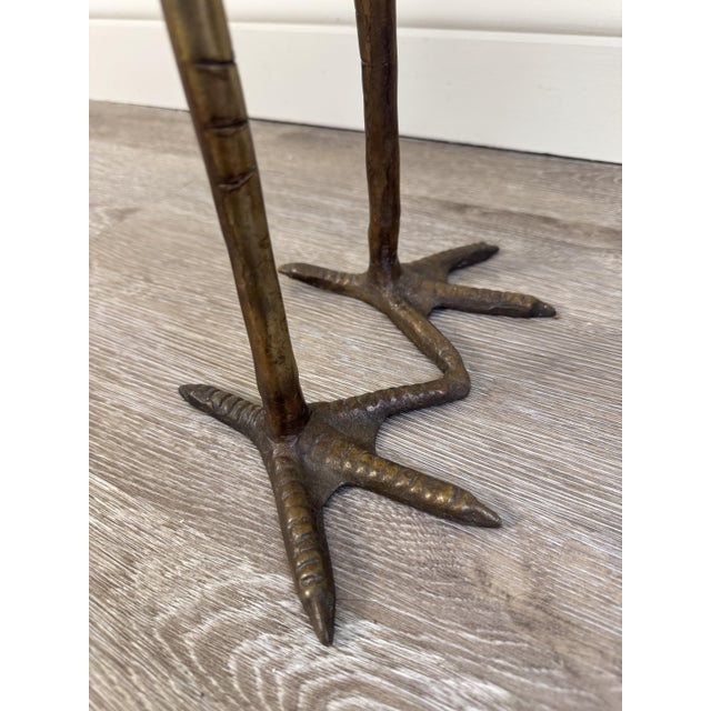 Large Vintage Bronze Crane Statues, 1920s-1940s, Set of 2 For Sale - Image 11 of 16