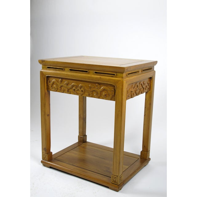 Chinese Carved Accent Table Chairish