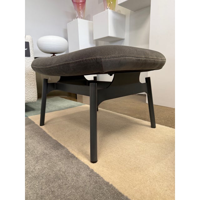 2010s Field Ottoman by Blu Dot - Storm Velvet For Sale - Image 5 of 5