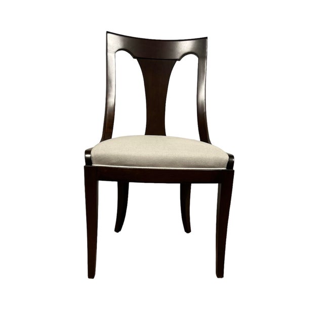 The simplistic lines of this chair can be traced to the finest shops of Paris during the turn of the 19th Century. A...