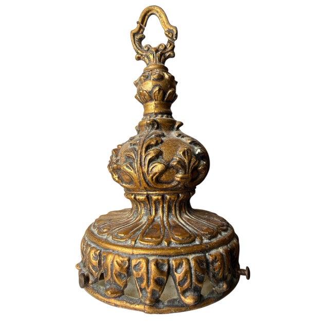 1960’s Hollywood Regency, Milk Glass, Swag Lamps - a Pair For Sale - Image 4 of 10