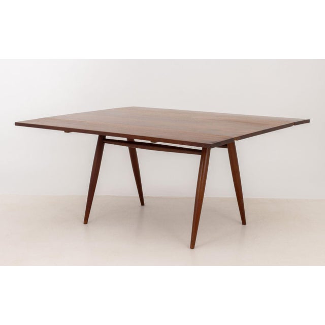 George Nakashima Walnut Drop Leaf Table, 1962 For Sale - Image 12 of 13