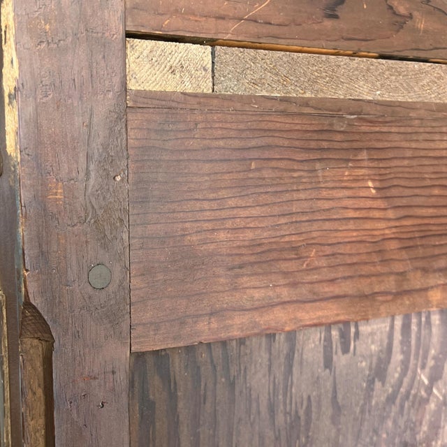 Primitive Spanish Colonial Bread Cupboard With Spindle Door, Santa Fe 1800s For Sale - Image 11 of 18