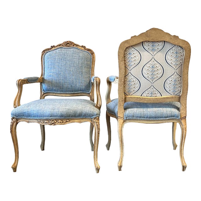 Pair of Solid 19th Century French Chairs For Sale