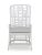 Rattan frame finished in an off-white with flax colored upholstery Assembly Required? No Care Instructions: Dust with a...