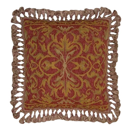 Aubusson Flourishes Throw Pillow For Sale