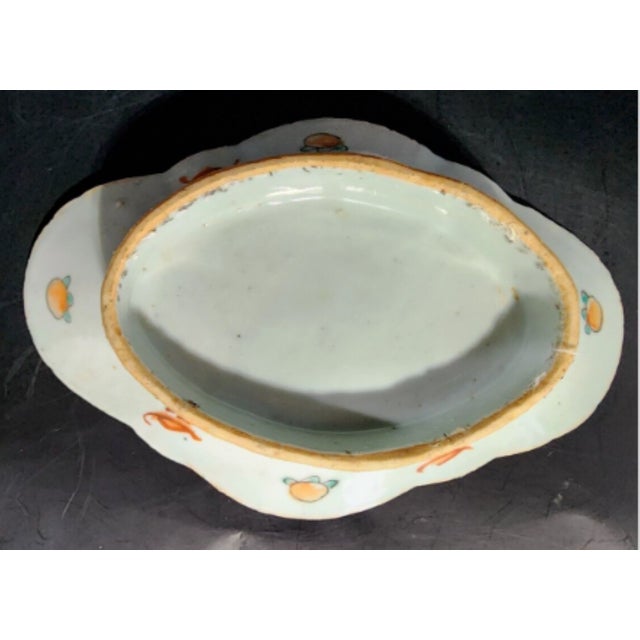 Antique Chinese Famille Rose Footed Offering Dish For Sale - Image 6 of 6
