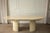 Beige 1980s Attributed to Karl Springer Knife Edge Goat Skin Dining Table For Sale - Image 8 of 16