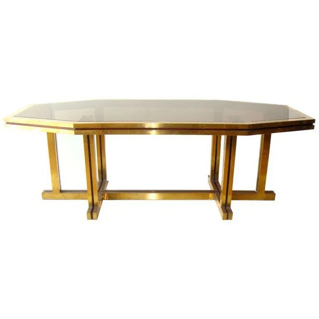 Gold Vintage Maison Jansen Dining Table For Sale - Image 8 of 8
