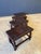 Antique Tooled Leather Top Stools / Tables For Sale - Image 4 of 17