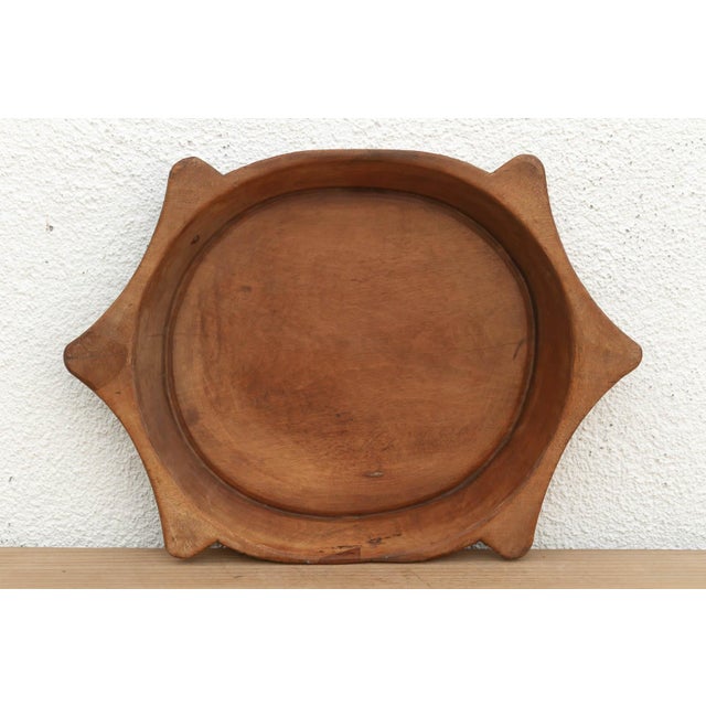 1960s Vintage "Turtle" Shape Wooden Bowl For Sale - Image 5 of 6