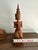 Vintage Teak Wood Thai Thepphanom Guardian Angels – Hand-Carved Buddhist Prayer Figures For Sale - Image 10 of 10