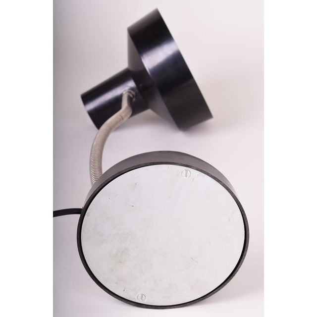 Metal Mid-Century Table Lamp in Chrome and Aluminium by Napako, Czech, 1970s For Sale - Image 7 of 8