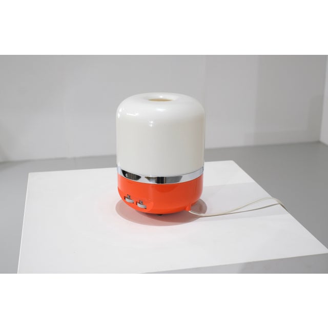 Radio-Lamp by Adriano Rampoldi for Europhon, Italy, 1970s For Sale - Image 11 of 13