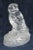Cristal d'Arques Garanti Crystal Glass Owl Statue Figurine Bookend France For Sale - Image 9 of 12