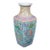 Vintage Famille Rose Display Vase, Oriental, Ceramic, Flower Urn, Art Deco, 1940 For Sale