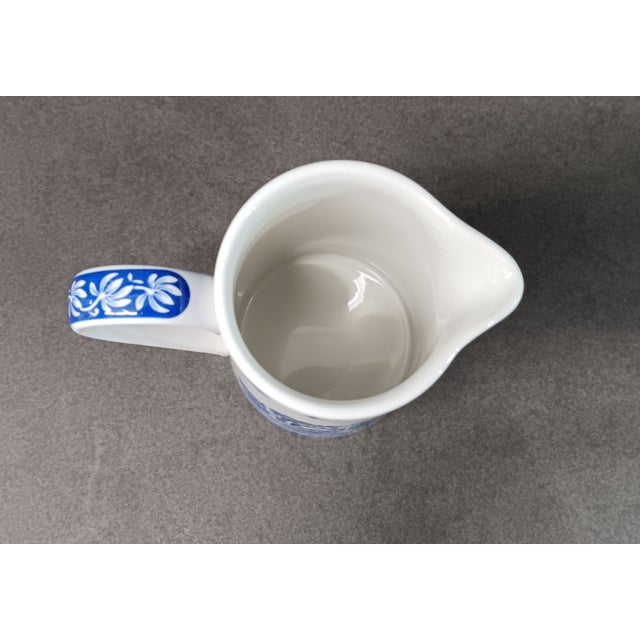Vintage MCM Spode Blue Italian Pitcher For Sale In Dallas - Image 6 of 6