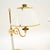 Gold Vintage Swedish Brass and Tole Table Lamps from Boréns, 1970s, Set of 2 For Sale - Image 8 of 11