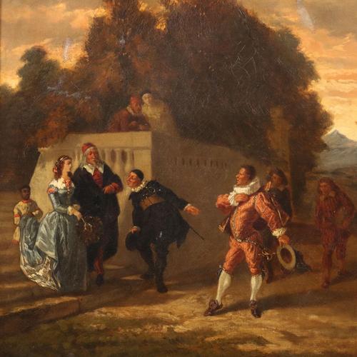 French School Artist, The Presentation, Oil on Canvas For Sale - Image 3 of 11