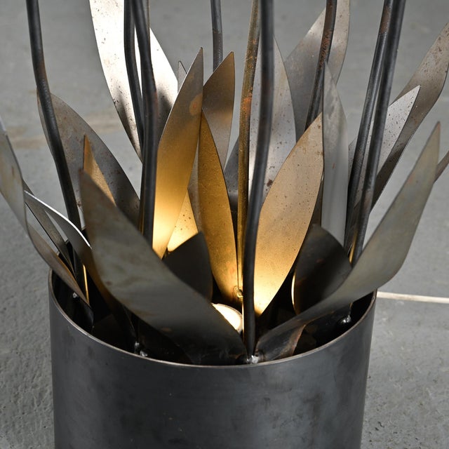 Sculptural Floral Lamp from Royal Copenhagen, Denmark, 1960 For Sale - Image 16 of 17