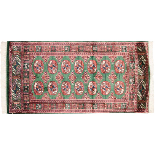 :: Extremely detailed repeating multi-column and row gul medallions in a tight and fine weave. Amazing splendor in the...