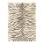 Pasargad DC Zebra Skin Hand Hand Knotted Black and Beige Rug For Sale