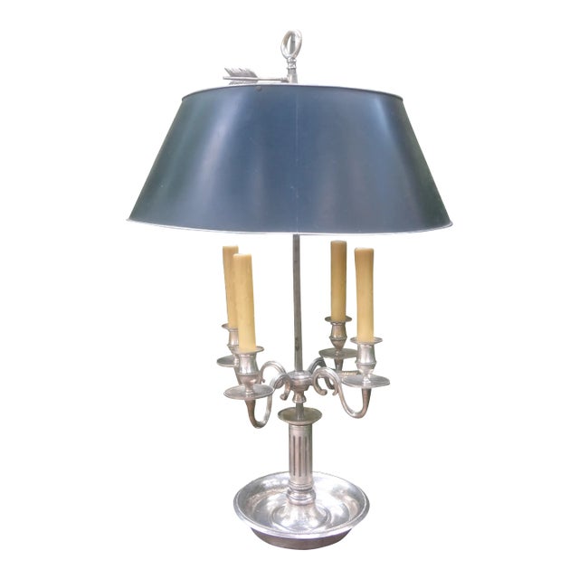 19th Century French Louis XVI Style Bouillotte Lamp For Sale