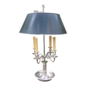 19th Century French Louis XVI Style Bouillotte Lamp