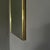 Vintage Rectangular Mirror with Brass Frame, 1950s For Sale - Image 4 of 9