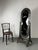 Vintage bohemian metal Floor standing dressing mirror, 1980s