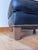 A beautifully crafted, custom-ordered ottoman by LEE Industries, upholstered in the manufacturer’s premium, now-...