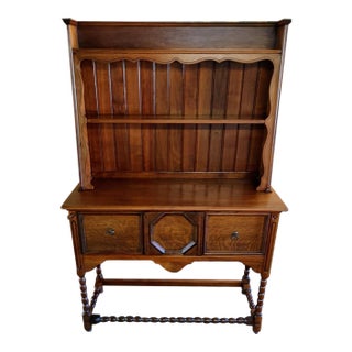 1910s Antique Welsh Dresser or Sideboard For Sale