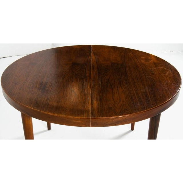 Mid-Century Modern 1960s Danish Rosewood Dining Table Mid Century For Sale - Image 3 of 8
