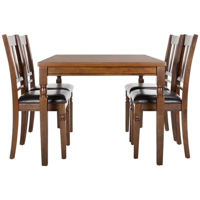 Ideal for any gathering, this traditional 5-piece dining set brings character to any dining area. Designed with durable...