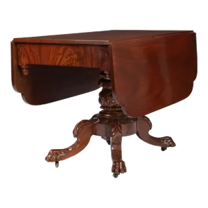 New York Neoclassic Drop Leaf Breakfast Table (1825)