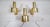 Mid-Century Modern Candela Wall Lights in Brass by Per Sundstedt, Sweden, 1972, Set of 3 For Sale - Image 3 of 18
