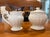 2010s English Traditional Bernardaud Louvre France Cream and Sugar Bowl With Lid For Sale - Image 5 of 5
