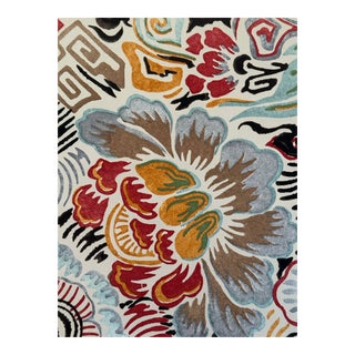 Clarence House Cefalu Linen Fabric Color Apricot 2 2/8 Yard For Sale