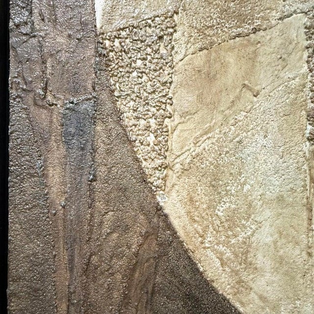 Wood 1970s Large Abstract Expressionist Painting "Coming Upon the Certainty" by Frederick Terna For Sale - Image 7 of 10