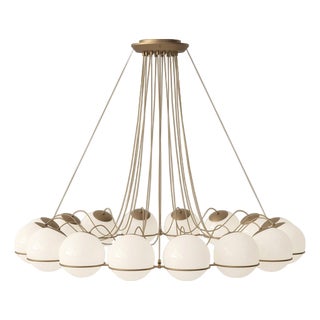 Model 2109/16/20 Champagne Structure Lamp by Gino Sarfatti For Sale