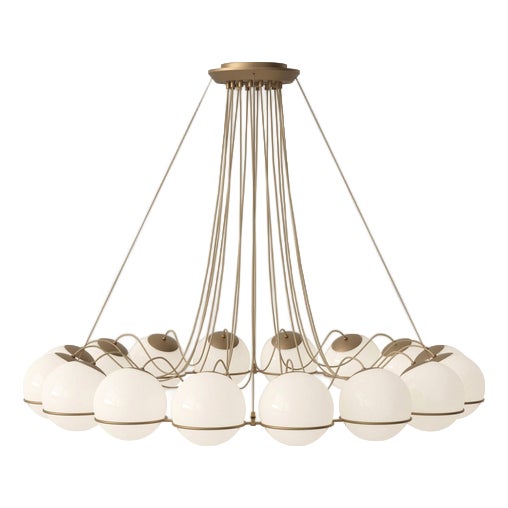 Model 2109/16/20 Champagne Structure Lamp by Gino Sarfatti For Sale