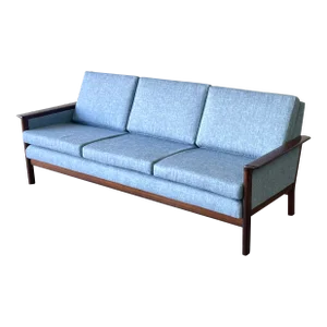 1960s Danish Mid Century Modern Rosewood Sofa by Westnofa