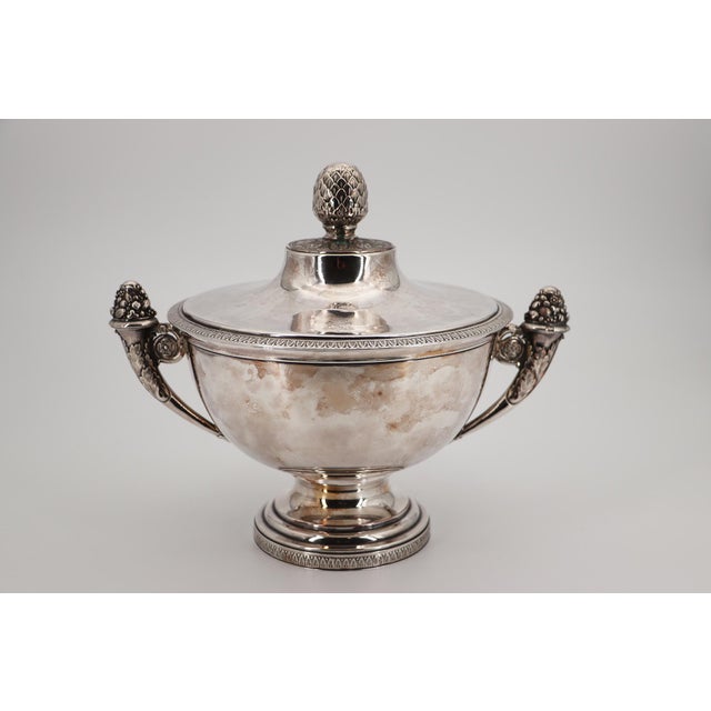 Circa: 19th Century. Origin: France. Material: Silver Plated. Note: Marked but not identified. Item condition: Some faded...