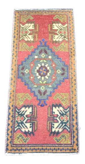 Vintage Tribal Turkish Oushak Rug
