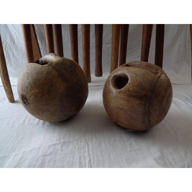 19th Century 9-Pin Bowling Game (Le Jeu De Quilles De 9) Southwest France- 12 Pieces For Sale In San Francisco - Image 6 of 12