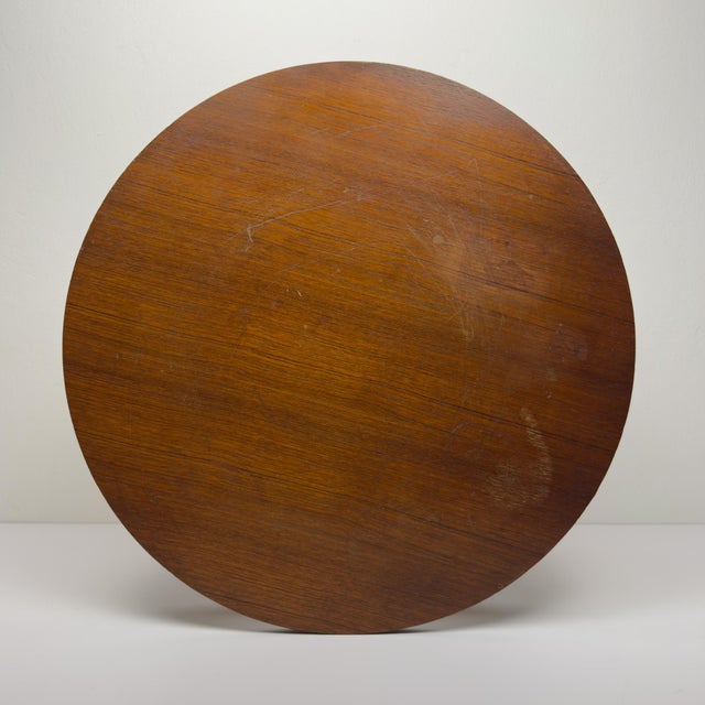Vintage Italian Metal and Teak Coffee Table by Silvio Cavatorta, 1950s For Sale - Image 12 of 18